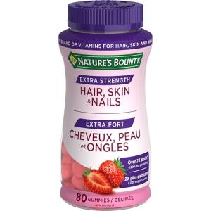 Nature's Bounty Extra Strength Hair, Skin & Nails Gummies