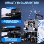 200Amp 5-in-1 MIG Welder with Dual Voltage Display