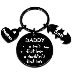 Personalized Keychain Gifts for Dad from Kids