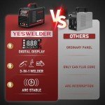 YESWELDER 135Amp 3-in-1 MIG Welder Machine