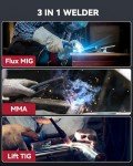 ARCCAPTAIN 130A 3-in-1 MIG Welder Machine
