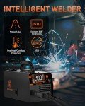 HZXVOGEN 3-in-1 Portable MIG Welder Machine
