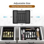 Organisateur de Couverts Extra Large Ajustable