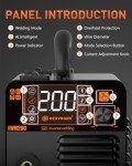 HZXVOGEN 3-in-1 Portable MIG Welder Machine