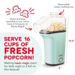 Dash Fresh Pop Popcorn Maker - Oil-Free Air Popper