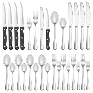 MUTNITT Silverware Set for 4 - Stainless Steel