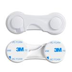 Système de verrouillage pour réfrigérateur pour enfants - 4 pièces