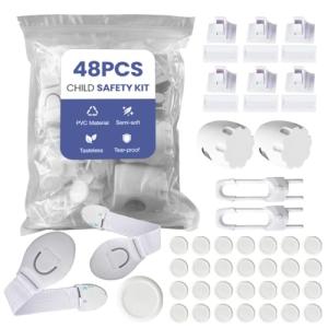 48-Piece Baby Proofing Kit for Home Safety