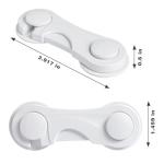 Système de verrouillage pour réfrigérateur pour enfants - 4 pièces