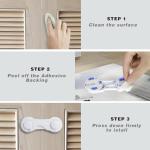 Système de verrouillage pour réfrigérateur pour enfants - 4 pièces