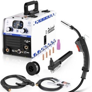 Portable 3-in-1 Flux Core MIG Welder 110V