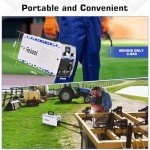 Portable 3-in-1 Flux Core MIG Welder 110V