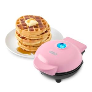 DASH Mini Waffle Maker - Pink, Easy Clean