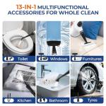LABIGO Pressurized Handheld Steam Cleaner with 13 Tools
