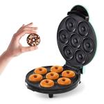 Mini Donut Maker - Makes 7 Homemade Treats - Aqua