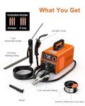135A 3-in-1 Flux Core MIG Welder 110V
