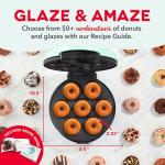 Mini Donut Maker - Makes 7 Homemade Treats - Aqua