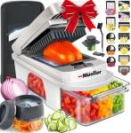 Mandoline Slicer with 12 Blades and Container