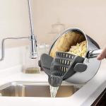 Pasta Strainer Clip-On - Heat-Resistant Silicone