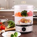 OVENTE 2-Tier Electric Food Steamer, 5 Quart