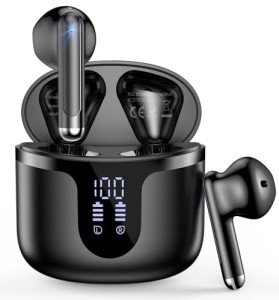 Bluetooth 5.3 Waterproof Wireless Earbuds with 42 Hours Playback