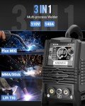 140A 3-in-1 Portable MIG Welder with Display