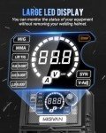 140A 3-in-1 Portable MIG Welder with Display