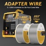 TOOLIOM 135A Gasless 3-in-1 MIG Welder 110V