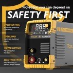 TOOLIOM 135A Gasless 3-in-1 MIG Welder 110V