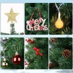 6ft Christmas Tree with Lights and Decorations