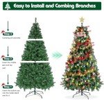 6ft Christmas Tree with Lights and Decorations