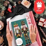 Wooden Nutcracker Christmas Decorations - 2 Pack