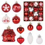 40PCS Shatterproof Christmas Tree Ornament Balls