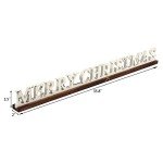 Rustic Merry Christmas Wooden Tabletop Sign