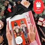 2-Piece Wooden Nutcracker Soldier Christmas Decorations