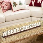 Rustic Merry Christmas Wooden Tabletop Sign