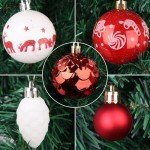 40PCS Shatterproof Christmas Tree Ornament Balls