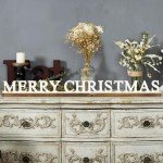 Rustic Merry Christmas Wooden Tabletop Sign