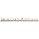 Rustic Merry Christmas Wooden Tabletop Sign