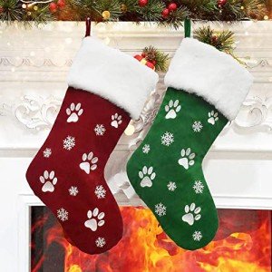 Christmas Dog Stockings - 2 Pack, 18 Inch