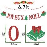 Christmas Party Banner with Red & Green Glitter