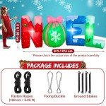 Noverlife 9FT Christmas Inflatable Noel Yard Decor