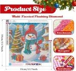 Christmas Snowman Diamond Painting Kit for Adults