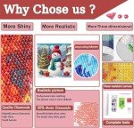 Christmas Snowman Diamond Painting Kit for Adults