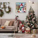 Christmas Snowman Diamond Painting Kit for Adults