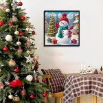 Christmas Snowman Diamond Painting Kit for Adults