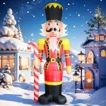 Giant Nutcracker Christmas Inflatable Yard Decoration
