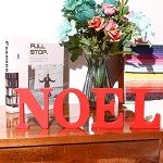 Rustic Wooden Noel Centerpiece for Christmas Decor