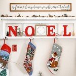 Rustic Wooden Noel Centerpiece for Christmas Decor