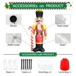 Giant Nutcracker Christmas Inflatable Yard Decoration